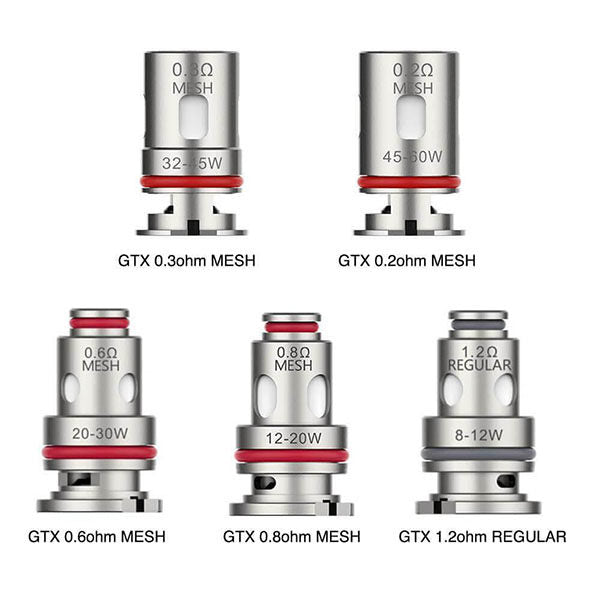 VAPORESSO GTX COILS (5 PACK)