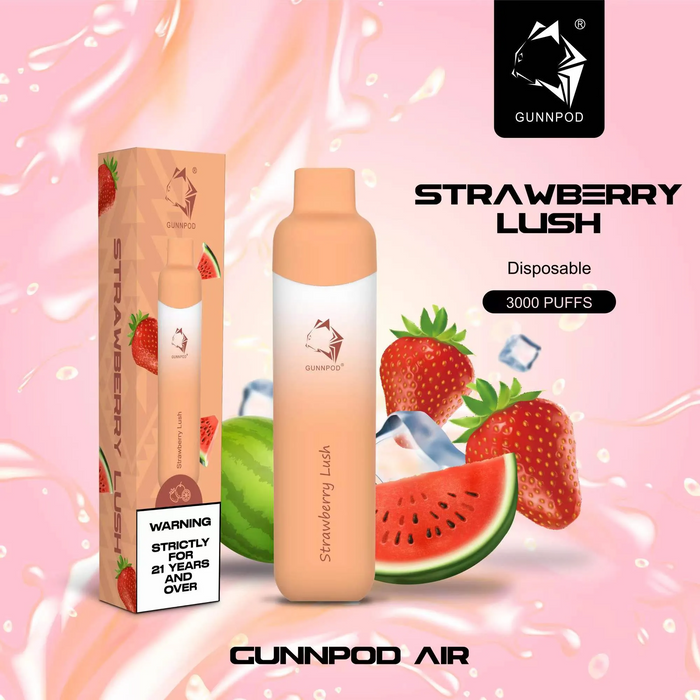 Gunnpod Air 3000 Puffs Rechargeable + Type C Cable