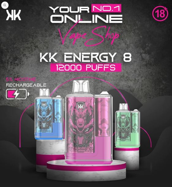 KK ENERGY 8 12000 PUFFS 5% nic