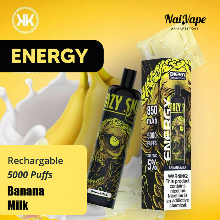 Energy Disposable 5000 puffs - Banana Milk - Nairobi, Kenya