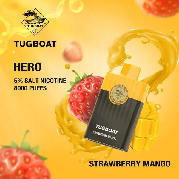 TUGBOAT - HERO Pod Kit Disposable Vape (8000 Puffs)
