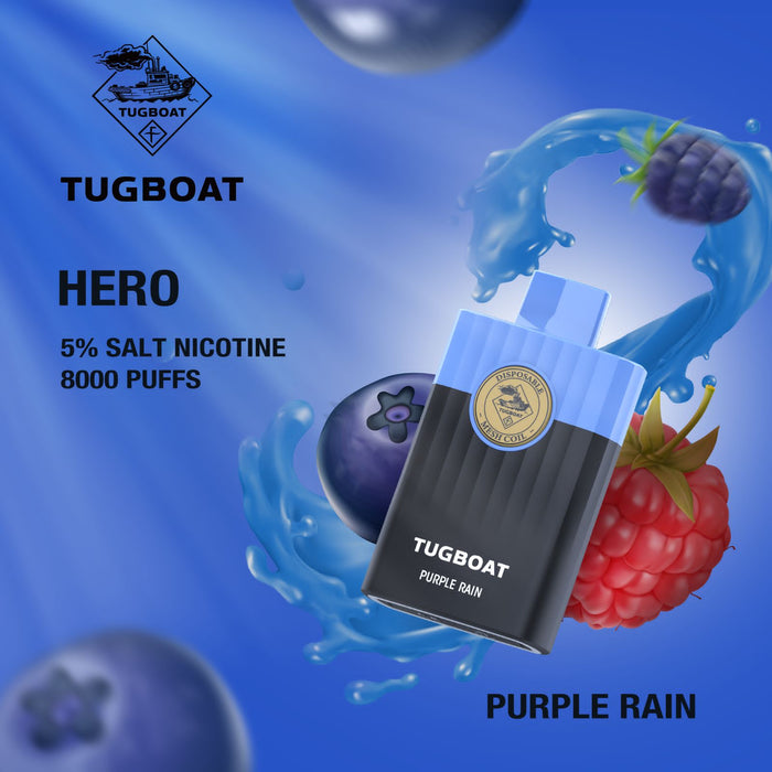 TUGBOAT - HERO Pod Kit Disposable Vape (8000 Puffs)